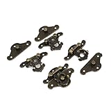 uxcell ボックスラッチ　留め金　アンティーク　38mm　ブロンズトーン　4個　ケース ロック　ウッドボックス　ヒンジ