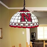 Nebraska Cornhuskers Tiffany Hanging Lamp