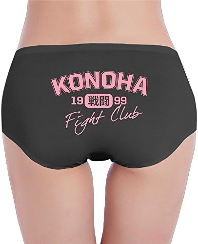 Konoha Fight Club Button-Down Women Cotton Low Waist Underwear