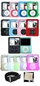 Apple 3rd Generation iPod Nano 4gb 8gb Video Premium Silicon Skin Case Cover With Adjustable Sports Armband and LCD Screen Protector - Compatible with Nike+iPod - 23 Color Choices (MP3 NOT inlcuded)