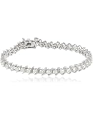 IGI Certified 18k Gold S-Link Diamond Tennis Bracelet (3.0 cttw, H-I Color, SI2-I1 Clarity), 7"