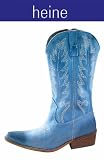 Produkt-Bild: BIVIEL Damen-Stiefel Cowboy-Stiefel blau