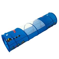 Unterwasserwelt Krabbeltunnel Spieltunnel 170 x 48 cm dunkelblau