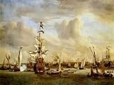 12X16 inch Seascape Vintage Canvas Art Repro Sailing Boats