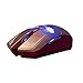 Naffee Wireless Optical Mouse, Gold, 2.4Ghz, 2400 DPI, for the Super Hero fan