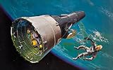 00028 1/24 Gemini Space Capsule
