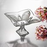 Review Jaf Gifts  / LAURIE FOOTED BOWL - LAURIE LARGE FOOTED SQUARE BOWL - footed bowl