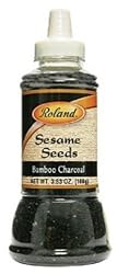 Roland Sesame Seeds, Bamboo Smoked, 3.53-Ounce Bottles (Pack of 6)