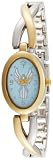 TimeLink Women's Inspiration Guardian Angel Blue Dial Two-Tone Watch
