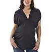 Liz L Doleman Slv Top Ebony