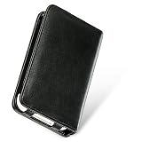 Black High Quality Leather Vertical Cover Wallet Pouch with Flip for Apple iPhone 3G 2nd Generation