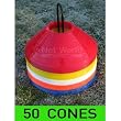 World Sport Multi Color 50 Disc Cone Set with Carrier