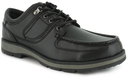 New Mens/Gents Black Lace Up Casual Shoes Available In Xl Sizes. - Black - UK 13