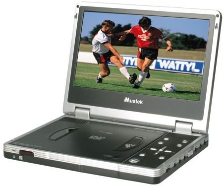 Childrens Toyshop  Electronics : Mustek DVD PL408HM - DVD player - portable - display: 8.4 in