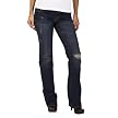 Mossimo Supply Co. Juniors Bootcut Destructed Denim Jeans - Vintage Wash
