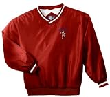 Personalized custom embroidered soccer player girl design on nylon windshirt