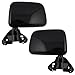 Brock Replacement Pair Set Manual Side View Door Skin Mounted Textured Mirrors Compatible with Pickup Truck w/vent window 8794089141 8791089143