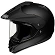 Shoei Solid Hornet DS Off-Road Motorcycle Helmet - Matte Black