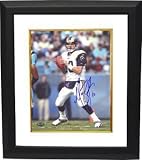 Marc Bulger signed St. Louis Rams 8x10 Photo Custom Framed