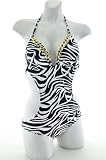 Zebra Molded Cup with Bottom Monokini