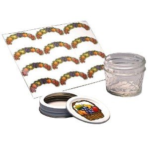 Jarden 4-Ounce Mason Canning Jars, 12-Pack
