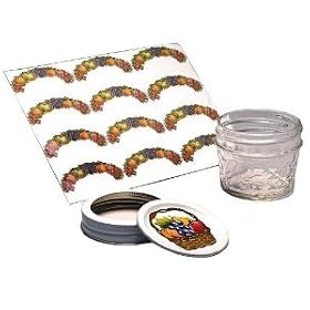 Jarden 4-Ounce Mason Canning Jars, 12-Pack by Jelly Jars