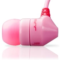 JBuds J2 Premium Hi-FI Noise Isolating Earbuds (Pink Martini)