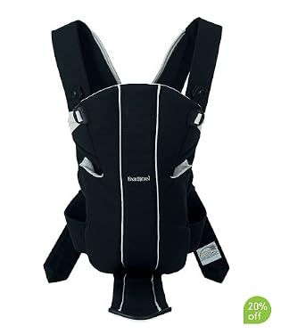 BabyBjörn Baby Carrier Active - Black/Silver