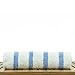 Luxury Hotel & Spa Towel Turkish Cotton - Extra Large Cabana Striped Pool Beach Towel Set (Light Blue, Set of 2)