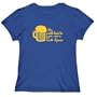 You would drink too, if you were a South African Countries Womens T-Shirt (Steel, Size Large)