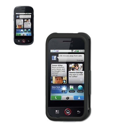 Fashionable Perfect Fit Hard Protector Skin Cover Cell Phone Case for Motorola Backflip MB300 AT&T - BLACK