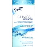 Secret Clinical Strength, Waterproof Advanced Solid All-Day Fresh Scent, 2.6-Ounce Box