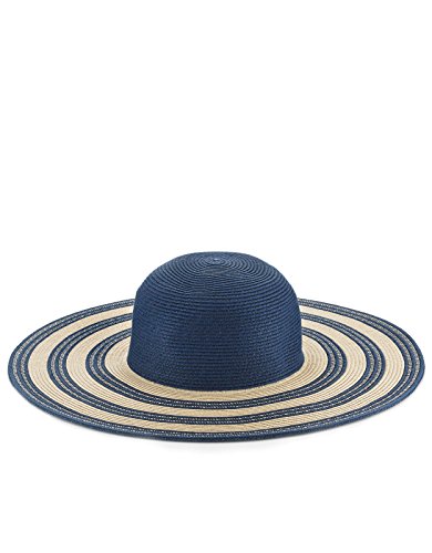 Accessorize Womens Nautical Stripe Floppy Hat