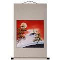 Fishing Boat Wall Art Painting - Beige