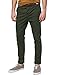 Italy Morn Men Chino Pants Khaki Slim Fit Stretch Cotton Twill Dress Trousers Black