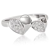 Dazzling Delusions - Diamond and Gold Rhodium Plated Ring