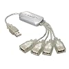 ELECOM USB HUBケーブル U2H-M4BSV