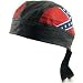 New Leather & Cloth Confederate Biker Bandana Head Wrap Hat Bandanna