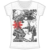 Red Hot Chili Peppers - - ダニスは白のシャツの女の子の半袖のT -ドリーム