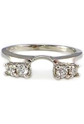 Ruby diamond ring wrap