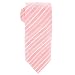 The Tie Cravate Company - Cravate en Soie tissée - Rayé - Rose