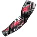 Pro-Fit Sports Compression Sleeve, Grey Red Black, XS