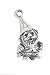 Solid Sterling Silver Gnome Charm