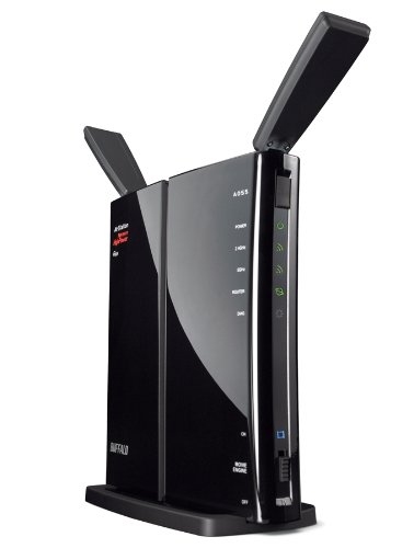 画像をクリックして拡大イメージを表示 安いBUFFALO エアステーション ハイパワー Giga 11n対応 11a&g&b 無線LANブロードバンドルーター WZR-HP-AG300HA