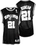 Tim Duncan Black Reebok NBA Replica San Antonio Spurs Jersey