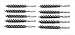 BoreSmith, Cal 30, 308, 7.62, 7.5, Rifle Bore Brushes, 10-Pack, Nylon