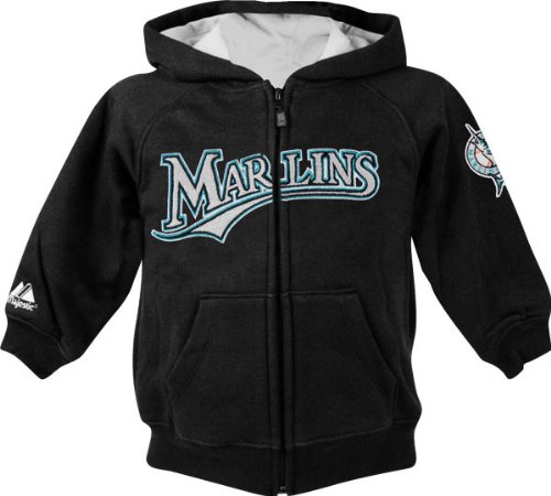 Florida Marlins Infant Zipfront Hooded Sweatshirt