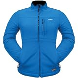 Mobile Warming Classic Softshell Women's Snow Snowmobile Jacket - Light Blue / Large (12)