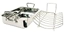 Prestige Stainless Steel Oven Roaster and Rack, 39 cm x 26 cm x 8 cm