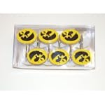 SAVE $0.04 - NCAA Iowa Hawkeyes Shower Curtain Hook Set $19.95